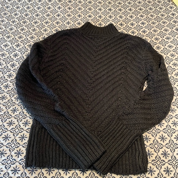 NWT black turtle neck sweater - Picture 2 of 6